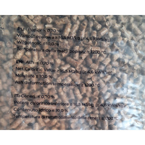 Pelet "A1"  15kg HOLZPELLETS PREMIUM